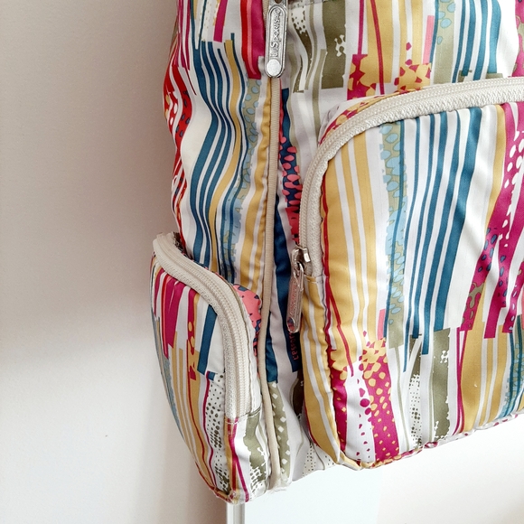 LeSportsac Multicolor Striped Women's Bag - Picture 4 of 10